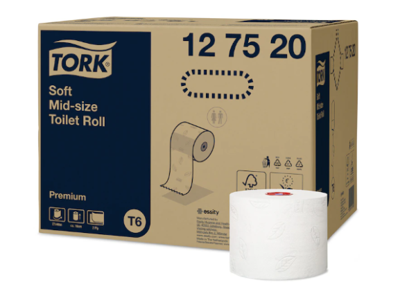 Tork Mid-size jemný toaletný papier