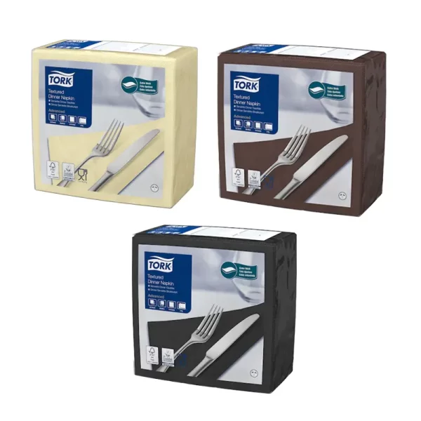 Tork Textured servítky - večera (kartón)
