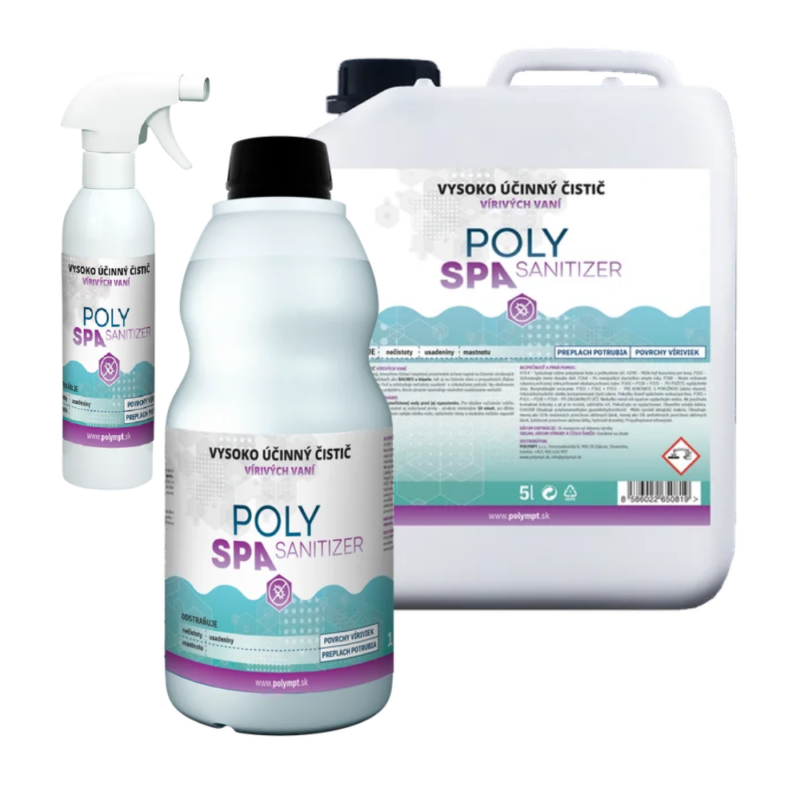 POLY SPA SANITIZER tekutý čistič vírivých vaní a jakuzzi Sanilab