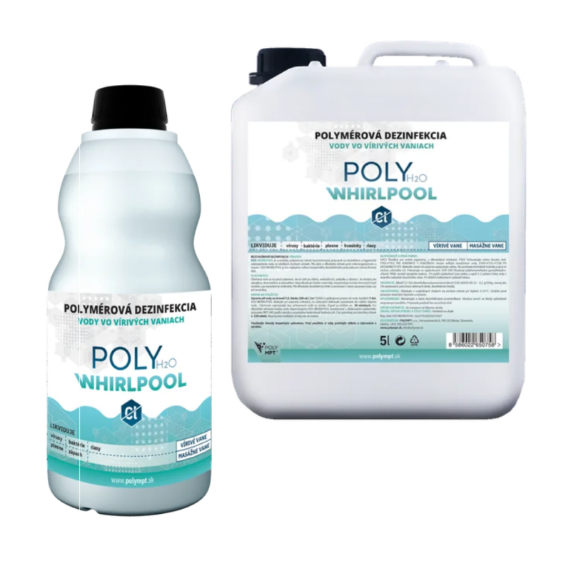 POLY WHIRLPOOL bezchlórová dezinfekcia pre vírivé vane Sanilab